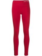Perfect Moment High-waisted Leggings - Red