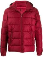 Save The Duck Quilted Zip-front Jacket - Red
