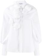 Dice Kayek Rose Appliqué Shirt - White