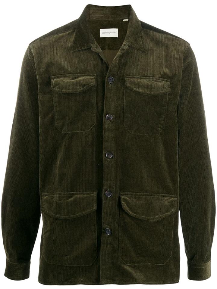 Oliver Spencer Corduroy Shirt Jacket - Green