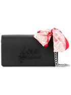 Love Moschino Bandana-detail Crossbody Bag - Black