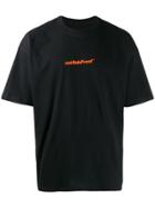 Styland Slogan Print T-shirt - Black