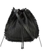 Michael Kors Collection Maldives Drawstring Shoulder Bag - Black