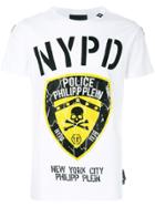Philipp Plein Police Printed T-shirt - White