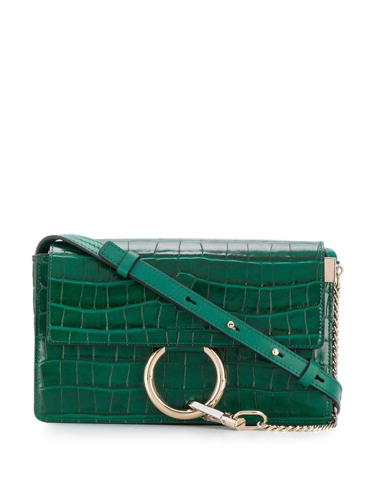 Chloé Faye Crossbody Bag - Green