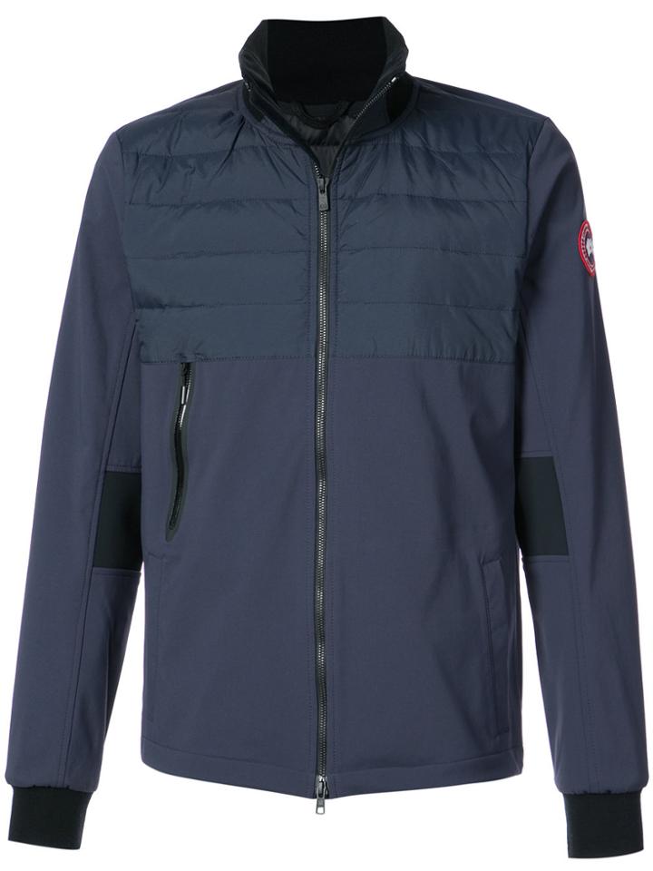 Canada Goose Padded Zipped Jacket - Blue