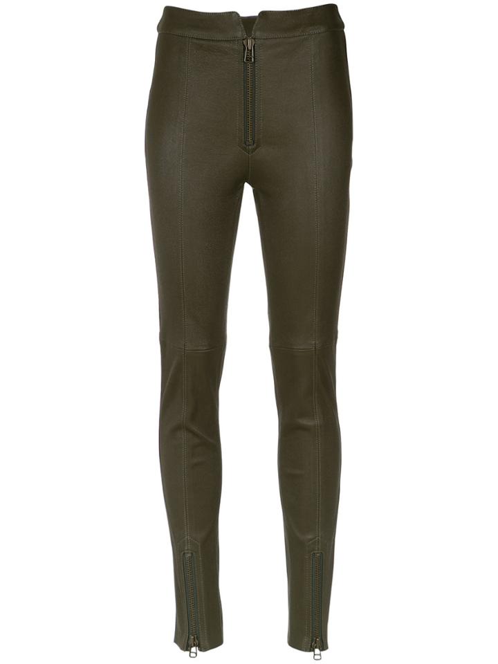 Nk Leather Leggings - Green