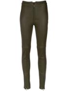 Nk Leather Leggings - Green