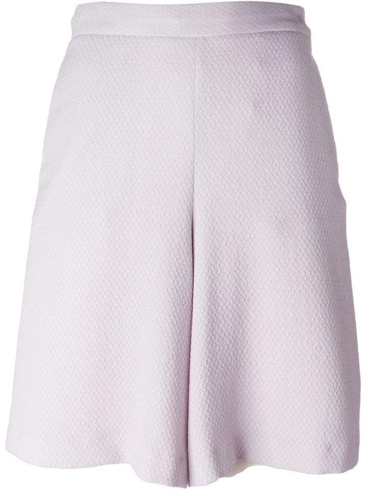 See By Chloé Wide Leg Shorts, Women's, Size: 36, Pink/purple, Polyester/viscose
