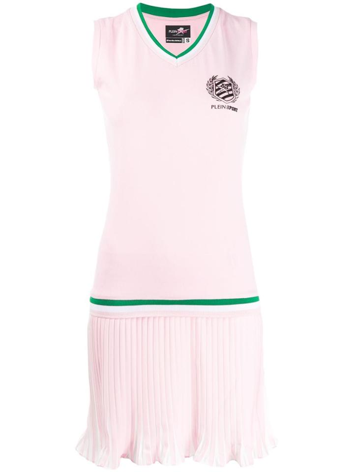 Plein Sport Pleated Panel Skirt - Pink