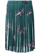 Emilio Pucci 'gonna Ginocchio' Skirt, Women's, Size: 42, Green, Silk/spandex/elastane