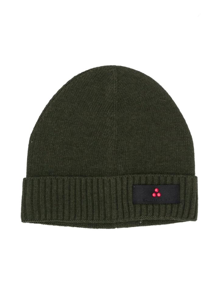 Peuterey Logo Patch Beanie - Green