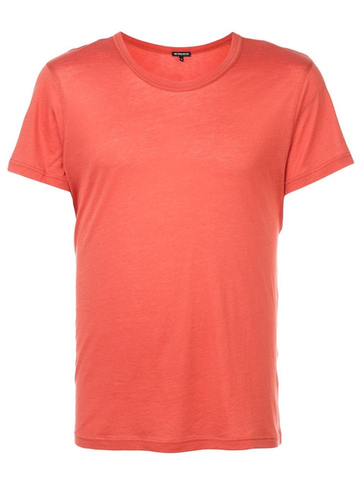 Ann Demeulemeester Plain Classic T-shirt - Yellow & Orange