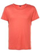 Ann Demeulemeester Plain Classic T-shirt - Yellow & Orange