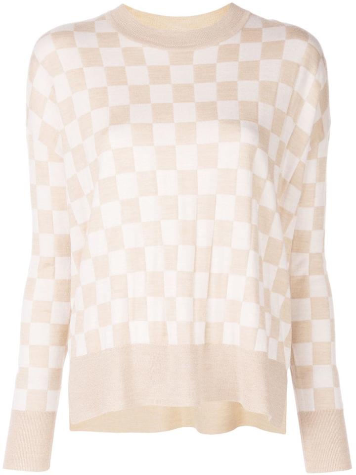 Adam Lippes Check Print Jumper - Neutrals