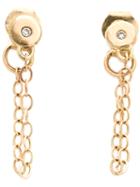 Melissa Joy Manning Chain-wrap Diamond Post Earrings