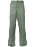 Icons Straight-leg Trousers - Green