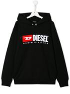 Diesel Kids Logo Patch Sweatshirt - Black