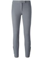 Joseph Buttoned Cropped Trousers, Women's, Size: 40, Viscose/cotton/spandex/elastane
