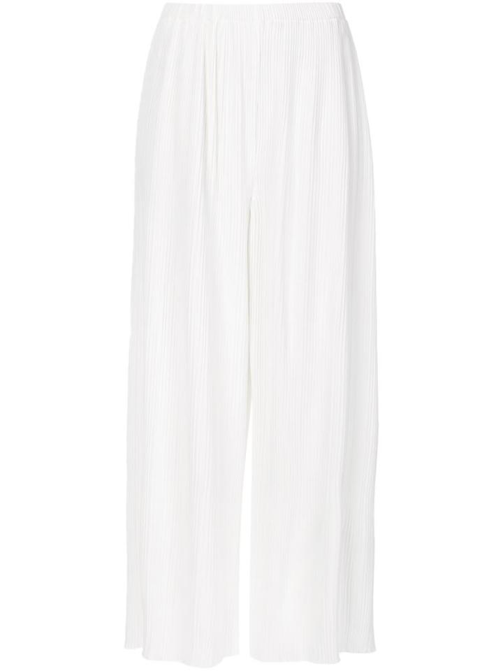 Proenza Schouler Pleated Trousers, Women's, Size: 4, White, Viscose
