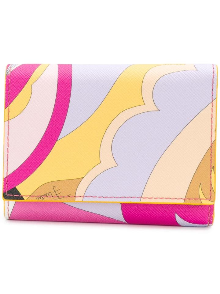 Emilio Pucci Printed Wallet - Pink