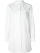 Mm6 Maison Margiela Concealed Fastening Shirt, Women's, Size: 40, White, Cotton