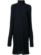 Strateas Carlucci Pleated Funnel Neck Tunic, Women's, Size: Small, Black, Polyester