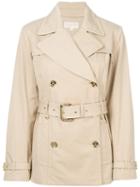 Michael Michael Kors - Belted Trench Coat - Women - Cotton/polyester/spandex/elastane - Xs, Nude/neutrals, Cotton/polyester/spandex/elastane
