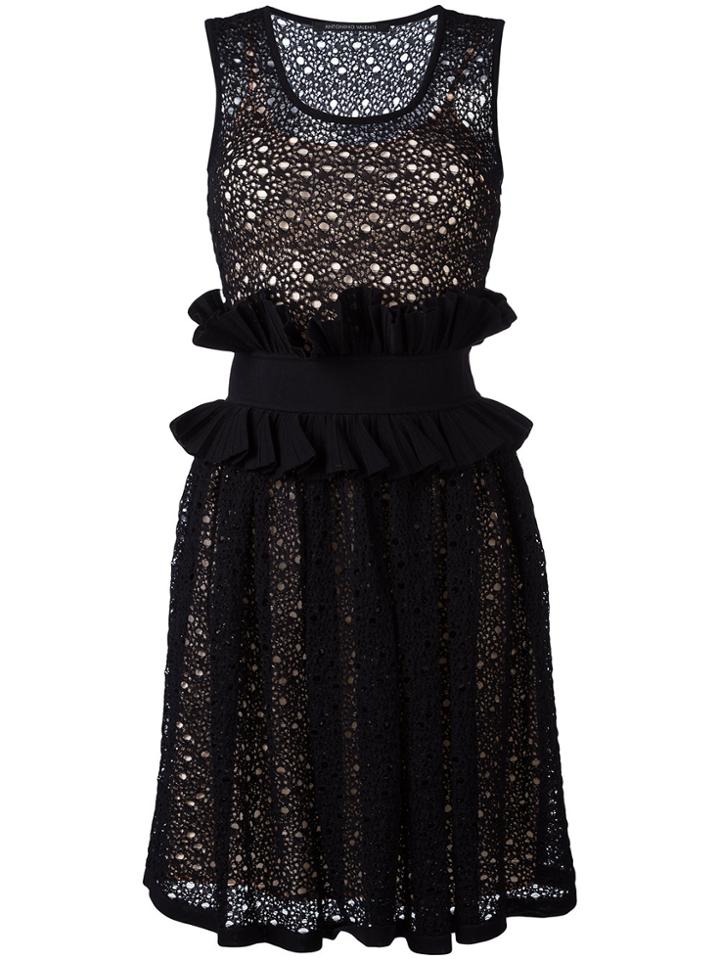 Antonino Valenti Papavero Skater Dress - Black