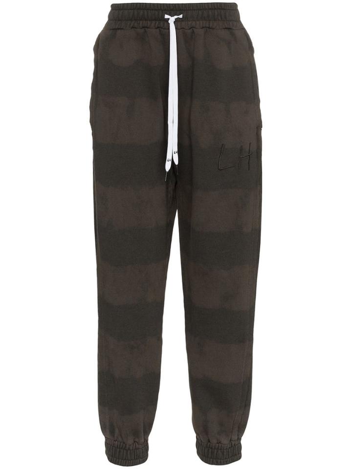 Liam Hodges Lh Bleach Strp Swtpnts Blk - Black