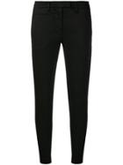 Dondup Slim Cropped Trousers - Black
