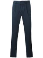 Incotex Slim-fit Trousers, Men's, Size: 34, Blue, Cotton/spandex/elastane