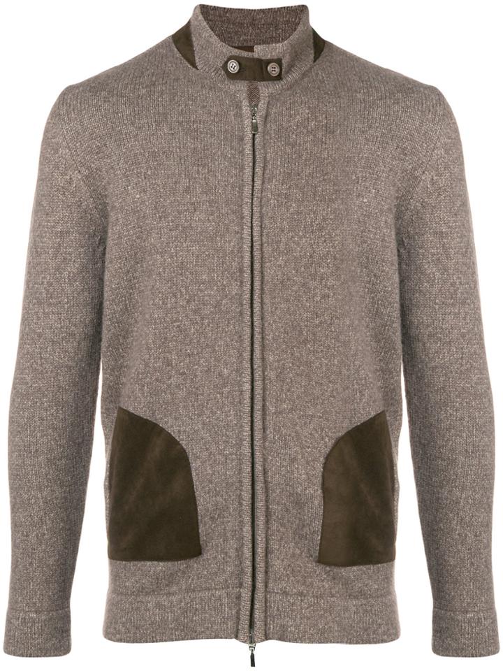 Doriani Cashmere Cashmere High Neck Zipped Sweater - Unavailable