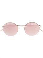 Mykita - Messe Round Sunglasses - Unisex - Acetate/metal - One Size, Nude/neutrals, Acetate/metal