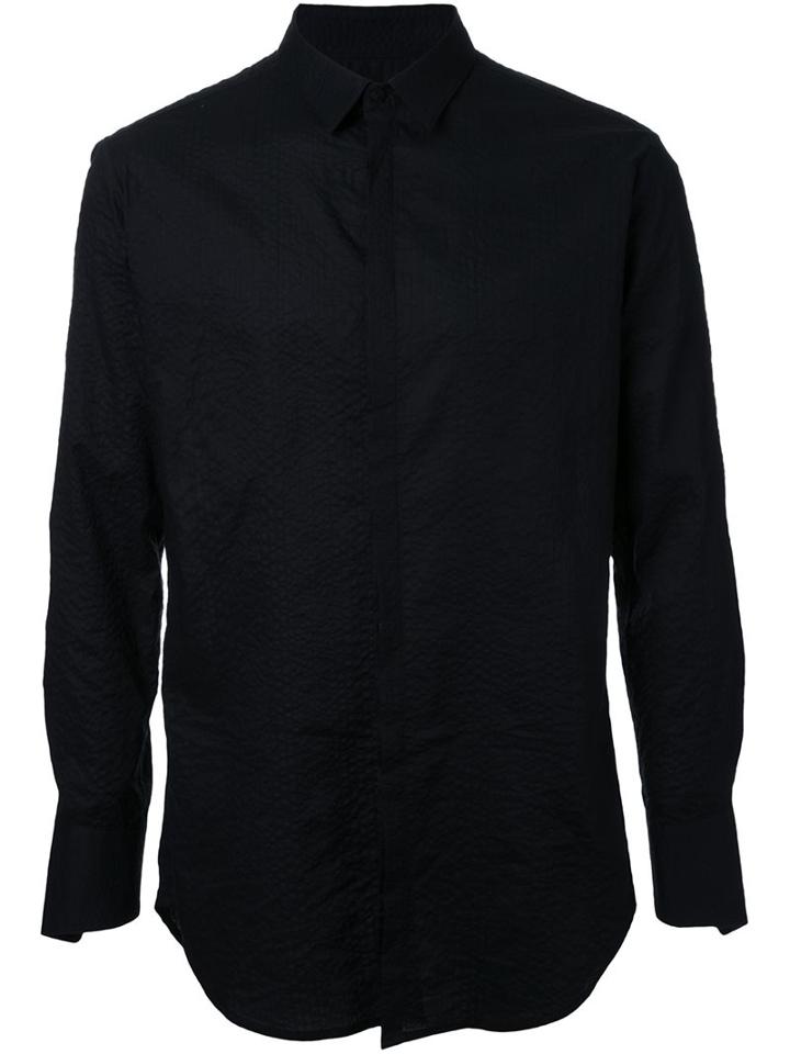 Strateas Carlucci Classic Shirt, Men's, Size: Small, Black, Cotton/lyocell