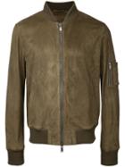 Desa Collection - Suede Bomber Jacket - Men - Suede - 52, Brown, Suede