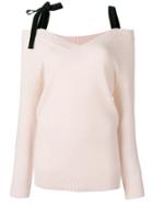 Red Valentino Loose Fitted Sweater - Pink & Purple