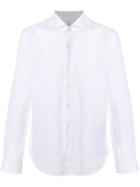 Xacus Spread Collar Long Sleeve Shirt - White