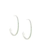Y / Project Snake Hoop Earrings, Women's, Metallic