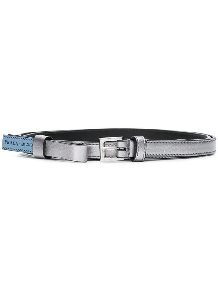 Prada City Sport Belt - Metallic