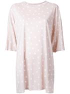 Theatre Products Polka Dots Print T-shirt, Women's, Nude/neutrals, Rayon/cotton