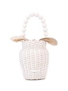 Loeffler Randall Louise Bucket Bag - White