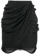 Iro Reifer Skirt - Black