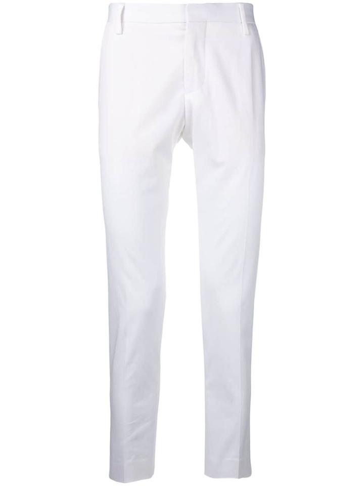 Entre Amis Slim-fit Chinos - White