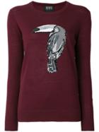 Markus Lupfer Sequin Pelican Jumper - Red