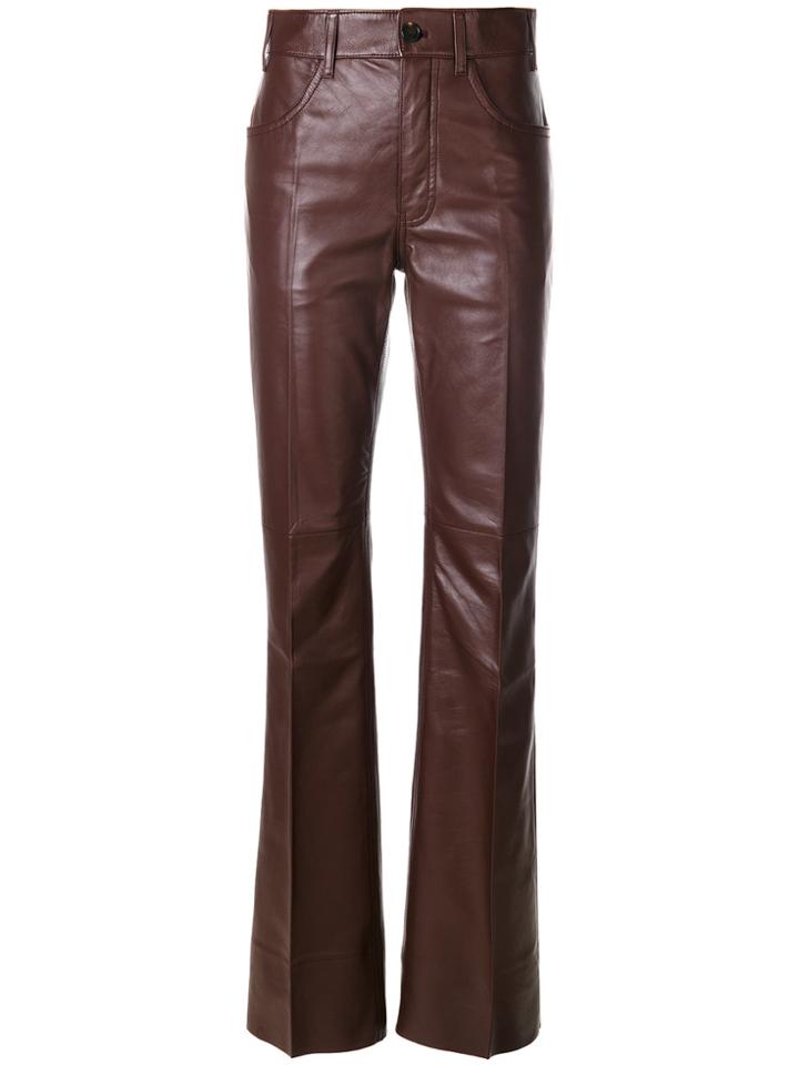 Prada Flared High Waisted Trousers