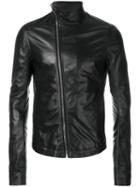 Rick Owens Mollino's Biker Jacket, Men's, Size: 44, Black, Leather/cupro/cotton