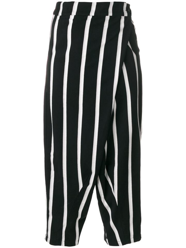 Henrik Vibskov Yuri Striped Trousers - Black