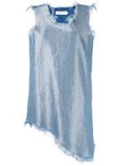 Marques'almeida - Denim Mini Dress - Women - Cotton/polyester/rayon - Xs, Blue, Cotton/polyester/rayon