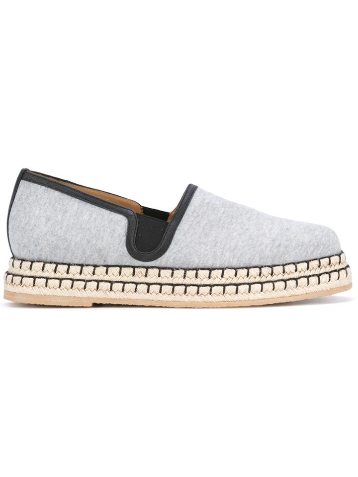 Flamingos Double Braid Espadrilles - Grey